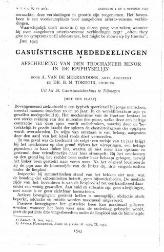 Eerste pagina van het artikel zoals het is gepubliceerd in het tijdschrift