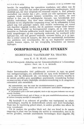 Eerste pagina van het artikel zoals het is gepubliceerd in het tijdschrift