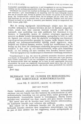 Eerste pagina van het artikel zoals het is gepubliceerd in het tijdschrift