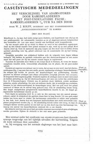 Eerste pagina van het artikel zoals het is gepubliceerd in het tijdschrift