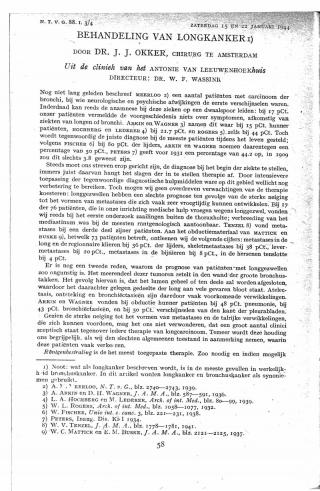 Eerste pagina van het artikel zoals het is gepubliceerd in het tijdschrift