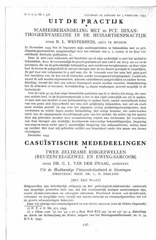 Eerste pagina van het artikel zoals het is gepubliceerd in het tijdschrift