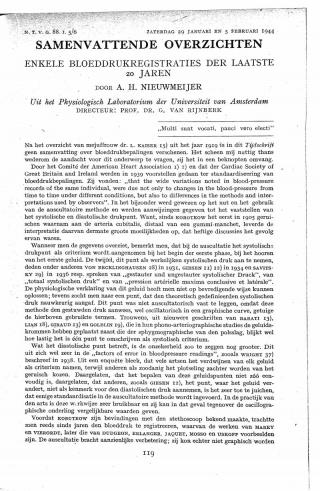 Eerste pagina van het artikel zoals het is gepubliceerd in het tijdschrift