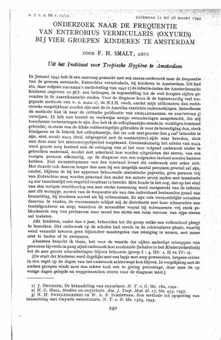 Eerste pagina van het artikel zoals het is gepubliceerd in het tijdschrift