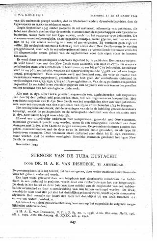 Eerste pagina van het artikel zoals het is gepubliceerd in het tijdschrift