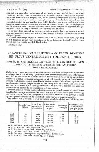 Eerste pagina van het artikel zoals het is gepubliceerd in het tijdschrift