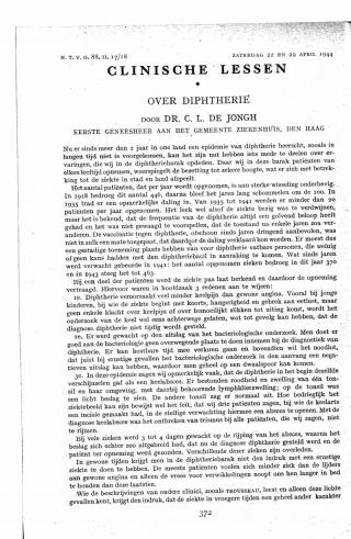 Eerste pagina van het artikel zoals het is gepubliceerd in het tijdschrift