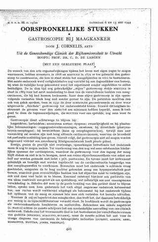 Eerste pagina van het artikel zoals het is gepubliceerd in het tijdschrift