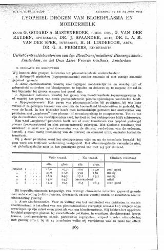 Eerste pagina van het artikel zoals het is gepubliceerd in het tijdschrift