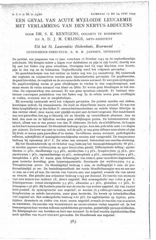 Eerste pagina van het artikel zoals het is gepubliceerd in het tijdschrift