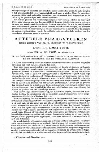 Eerste pagina van het artikel zoals het is gepubliceerd in het tijdschrift