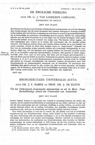 Eerste pagina van het artikel zoals het is gepubliceerd in het tijdschrift