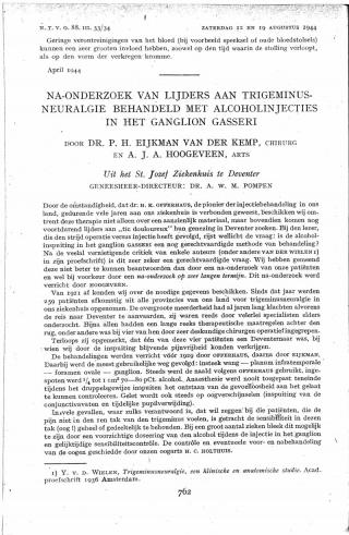 Eerste pagina van het artikel zoals het is gepubliceerd in het tijdschrift