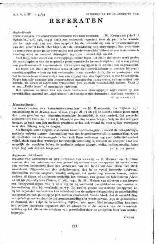 Eerste pagina van het artikel zoals het is gepubliceerd in het tijdschrift