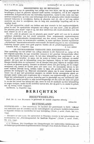 Eerste pagina van het artikel zoals het is gepubliceerd in het tijdschrift