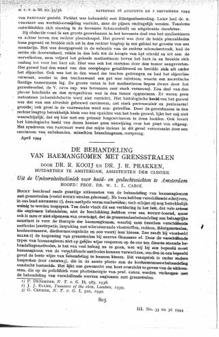 Eerste pagina van het artikel zoals het is gepubliceerd in het tijdschrift