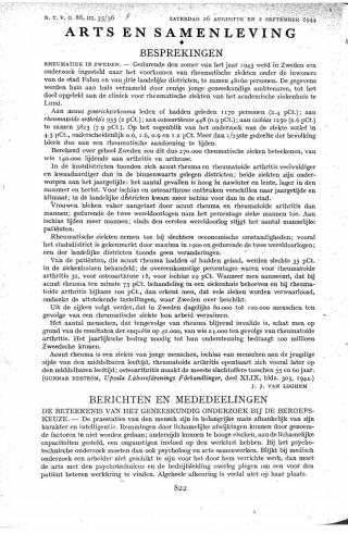 Eerste pagina van het artikel zoals het is gepubliceerd in het tijdschrift