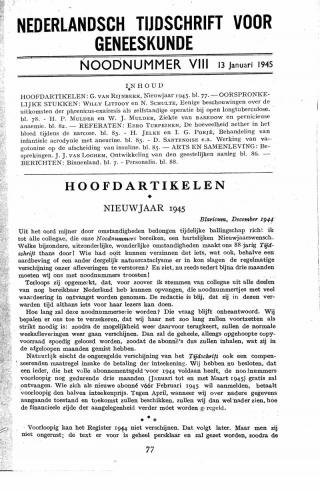 Eerste pagina van het artikel zoals het is gepubliceerd in het tijdschrift