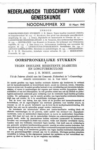 Eerste pagina van het artikel zoals het is gepubliceerd in het tijdschrift