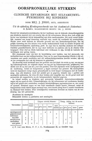 Eerste pagina van het artikel zoals het is gepubliceerd in het tijdschrift