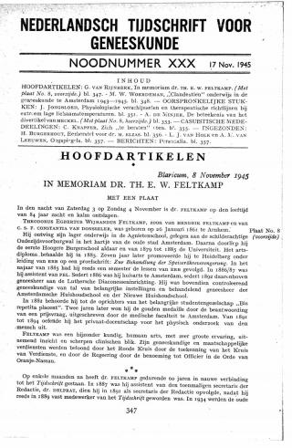 Eerste pagina van het artikel zoals het is gepubliceerd in het tijdschrift