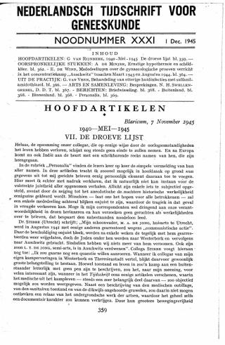 Eerste pagina van het artikel zoals het is gepubliceerd in het tijdschrift