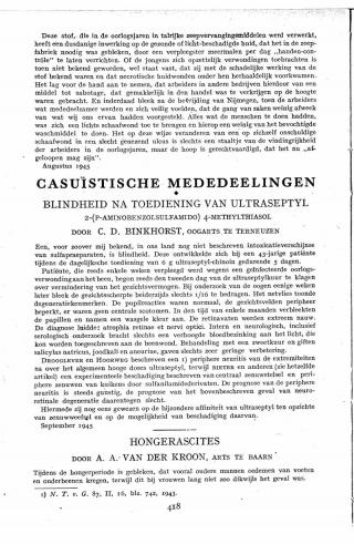 Eerste pagina van het artikel zoals het is gepubliceerd in het tijdschrift