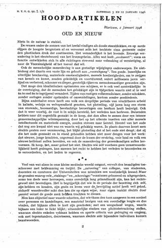 Eerste pagina van het artikel zoals het is gepubliceerd in het tijdschrift