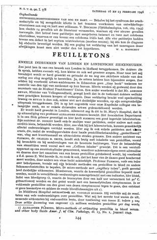 Eerste pagina van het artikel zoals het is gepubliceerd in het tijdschrift