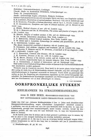 Eerste pagina van het artikel zoals het is gepubliceerd in het tijdschrift