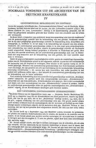 Eerste pagina van het artikel zoals het is gepubliceerd in het tijdschrift