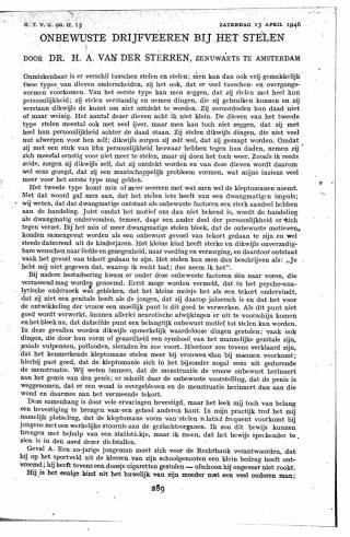 Eerste pagina van het artikel zoals het is gepubliceerd in het tijdschrift