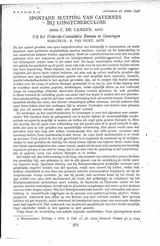 Eerste pagina van het artikel zoals het is gepubliceerd in het tijdschrift