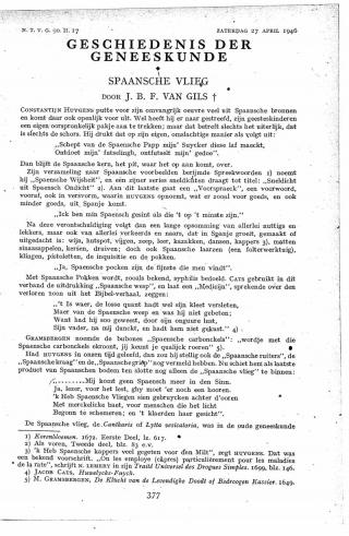 Eerste pagina van het artikel zoals het is gepubliceerd in het tijdschrift