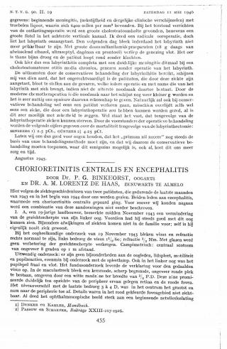 Eerste pagina van het artikel zoals het is gepubliceerd in het tijdschrift