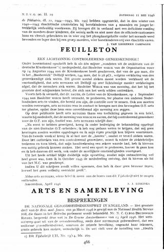 Eerste pagina van het artikel zoals het is gepubliceerd in het tijdschrift