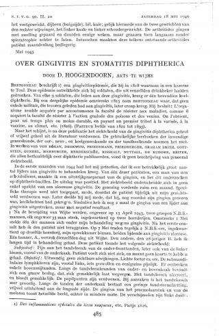 Eerste pagina van het artikel zoals het is gepubliceerd in het tijdschrift