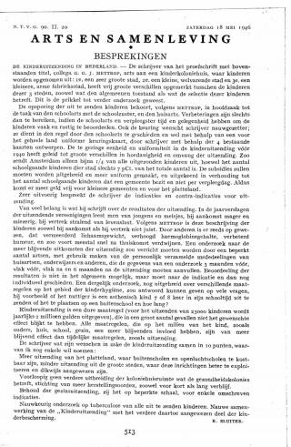 Eerste pagina van het artikel zoals het is gepubliceerd in het tijdschrift