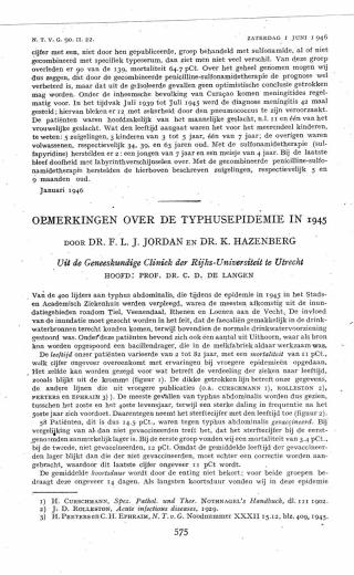 Eerste pagina van het artikel zoals het is gepubliceerd in het tijdschrift