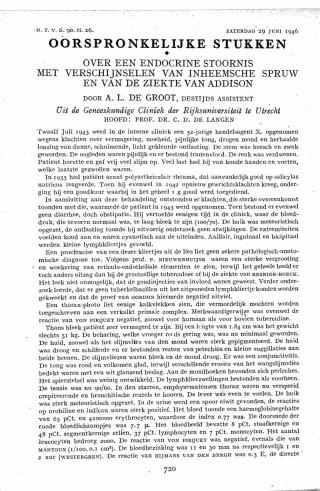 Eerste pagina van het artikel zoals het is gepubliceerd in het tijdschrift