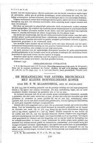 Eerste pagina van het artikel zoals het is gepubliceerd in het tijdschrift