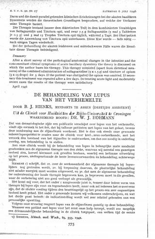 Eerste pagina van het artikel zoals het is gepubliceerd in het tijdschrift