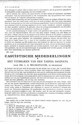 Eerste pagina van het artikel zoals het is gepubliceerd in het tijdschrift