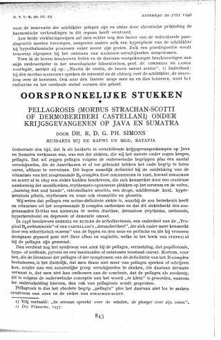 Eerste pagina van het artikel zoals het is gepubliceerd in het tijdschrift