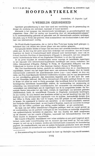 Eerste pagina van het artikel zoals het is gepubliceerd in het tijdschrift