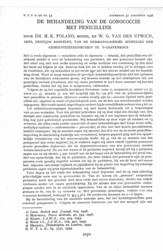 Eerste pagina van het artikel zoals het is gepubliceerd in het tijdschrift