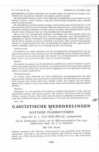 Eerste pagina van het artikel zoals het is gepubliceerd in het tijdschrift