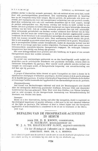 Eerste pagina van het artikel zoals het is gepubliceerd in het tijdschrift