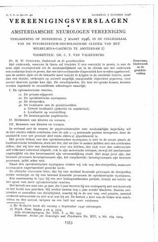 Eerste pagina van het artikel zoals het is gepubliceerd in het tijdschrift