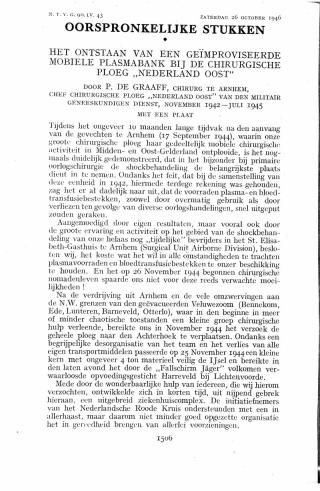 Eerste pagina van het artikel zoals het is gepubliceerd in het tijdschrift